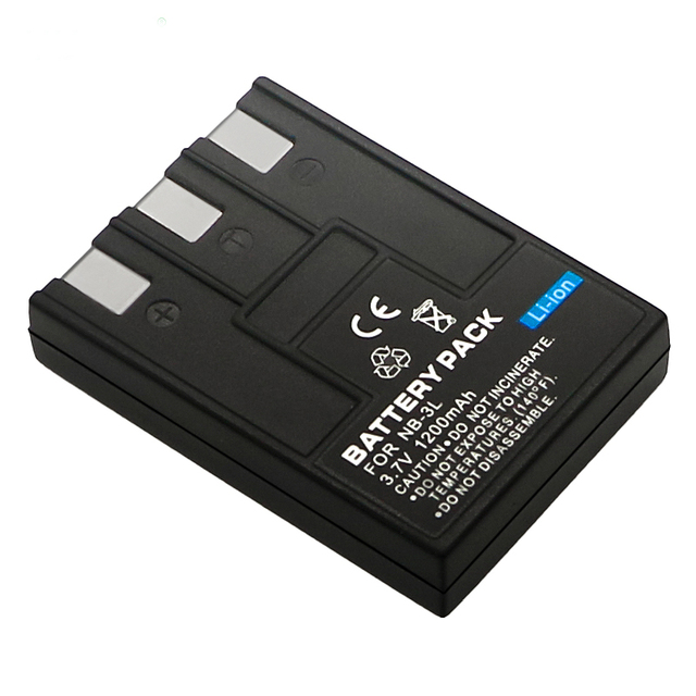 For Canon NB-3L Replacement Li-ion Camera Battery 3.7V 1200mAh Fit IXUS I5 IXUS 700 Digital Cameras