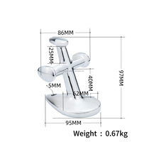 Bouée de stationnement marine en acier inoxydable 316, bouée de quai polie pour yacht, accessoires de bateau