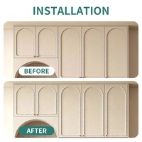 Moulure en PVC flexible, durable et peignable pour le bricolage, bordure murale en perles, cadre de miroir, bordure de crédence, bordure de plafond, bordure de meuble TV