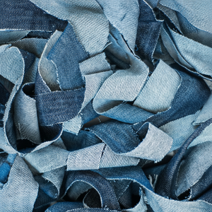 Denim Cutting Fabric Waste/ Denim Yarn Waste Eco-friendly Products With Competitive Price 2021 - Product Image 1