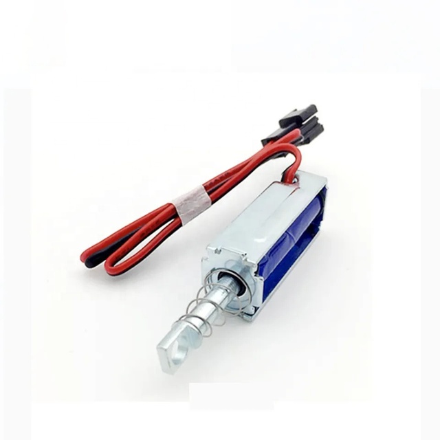 0537LAF 3v 6v Dc 12v Electromagnet Solenoid Linear Push Pull Actuator Long Stroke Micro Solenoid