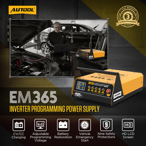 AUTOOL EM365 <span class=keywords><strong>3</strong></span> in 1 Inverter Programmabile Caricabatterie Avviatore d'Emergenza Portatile per Auto Power Bank - Product Image 3