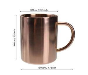Taza de mula de acero inoxidable de alta calidad con acabado de cobre para accesorios de barra de decoración de utensilios de cocina a precio Minorista al por mayor - Product Image 5