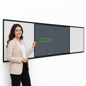 Pantalla Capacitiva de 146, 162 y 185 Pulgadas, Pizarra Inteligente HD, Pizarra Interactiva, Panel Plano para Educación Escolar - Product Image 1