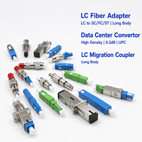 Adaptor Serat Optik LC ke SC FC ST Konverter Bodi Panjang Hybrid UPC Single Mode Pusat Data FTTH FTTX Low Loss Kelas Telekomunikasi