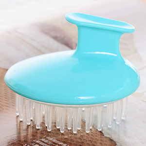 Cepillo de masaje para el cuero cabelludo, de plástico rosa, para el cuidado del cuero cabelludo y limpieza de la cabeza, para el cuidado del cabello. - Product Image 2