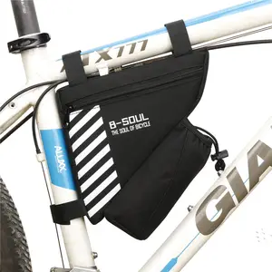 Última llegada deporte impermeable de bicicleta titular de la botella de triángulo Marco de bicicleta de ciclismo bolsa