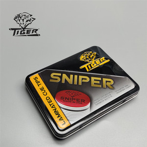 Queue de billard TIGER, modèle <span class=keywords><strong>Sniper</strong></span> noir spécial, en cuir souple multicouche, tête en phénol, style américain, pour briser la glace. - Product Image 4