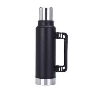 Personalized 1000ml 1400ml Outdoor Travel Beverage Drink Water Bottle Wide Mouth Insulated Stainless Steel Thermos Vacuum Flask - Product Image 1