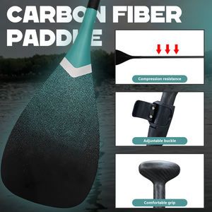ไม้พายคาร์บอนไฟเบอร์ดีไซน์ใหม่ปี 2025 สำหรับกีฬาทางน้ำ ทะเลสาบ น้ำหนักเบาพิเศษ สำหรับเรือมังกร SUP แข่งเซิร์ฟในทะเล ระดับมืออาชีพ - Product Image 3