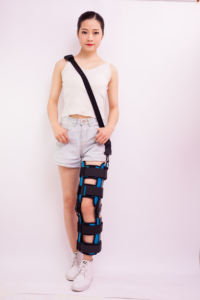 Orthèse articulée respirante pour genouillères, attelle articulée ROM réglable pour la récupération post-opératoire et les douleurs chroniques au genou - Product Image 5