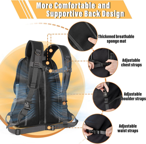 <span class=keywords><strong>Mochila</strong></span> <span class=keywords><strong>de</strong></span> Transporte <span class=keywords><strong>para</strong></span> Mascotas, <span class=keywords><strong>Gatos</strong></span> y Perros, Diseño Cómodo y Transpirable, Cierre <span class=keywords><strong>de</strong></span> Cremallera, Tejido <span class=keywords><strong>de</strong></span> Fácil Ajuste, <span class=keywords><strong>para</strong></span> Viajes y Senderismo - Product Image 4