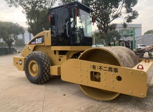 <b>Used</b> Caterpillar CS683E Single Drum Vibratory <b>Road</b> <b>Roller</b> 18.8 Ton Soil Compactor For Highway Construction - Product Image 2
