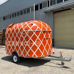 Remolque de comida rápida pequeño de uso común, carrito de helados certificado DOT COC, camión de comida a la venta - Product Image 3