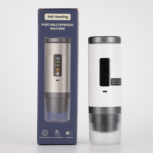 Factory Patent New Arrival 20Bar Self-heating Cold and Hot High Pressure Extraction Portable <b>Espresso</b> Coffee Machine for Camping - Product Image 6