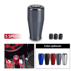 Car Gear <b>Shift</b> <b>Knob</b> 5 Speed Aluminum Alloy Universal Blue M8 M10 Threaded - Product Image 5