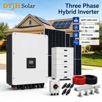 Système d'énergie solaire hybride hors réseau de 10 à 20 kW avec batterie LiFePO4 empilable pour l'alimentation des cabanes isolées, des campings et des bateaux