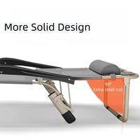 Lit de camping pliant de jardin Chaise de plage inclinable