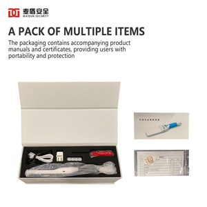 도매가 고감도 보안 검사 휴대용 금속 탐지기 공항 철도역 바디 메탈 디텍터 완드 - Product Image 2