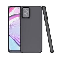 Funda Protectora para Teléfono Celular Motorola Moto G Power 5G 2023, Resistente a Impactos, de TPU y PC Grueso de Alta Calidad, Color Negro, Diseño Moderno