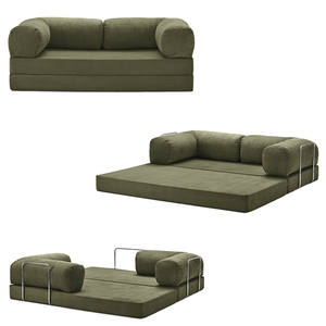 Bắc Âu nén cắt <span class=keywords><strong>sofa</strong></span> cho khách sạn căn hộ nhỏ lười biếng dual-sử dụng có thể gập lại vải to sợi tầng đứng phòng khách - Product Image 1