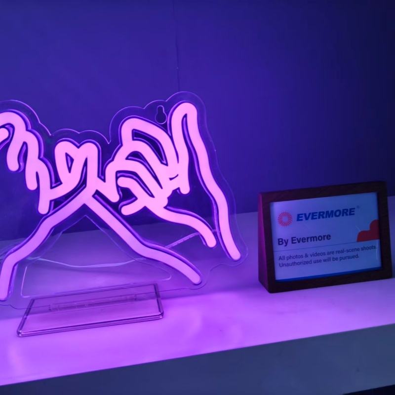 2025 Led New Neon Christmas Halloween Acrylic Indoor Styling Atmosphere Light Decoration Night Light IP44