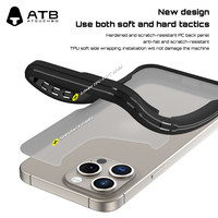 Translucide Mode Mat Lisse Sensation Couverture Arrière TPU Téléphone Cas Antichoc Téléphone Cas Pour iphone 15 Pro Max