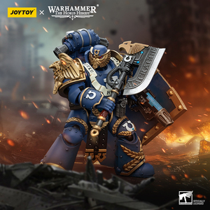 JOYTOY <span class=keywords><strong>Warhammer</strong></span> Horus Heresy Ultramarines Suzerain <span class=keywords><strong>3</strong></span> Space Marine Figura de Acción Coleccionable 1/18 Modelo Oficial Auténtico - Product Image 6