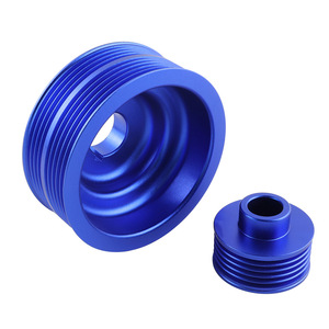 Aluminum V-Belt <b>Pulley</b> 99mm 6 Grooves For Subaru Impreza WRX Racing Car Parts - Product Image 3