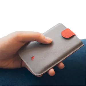 DAX Dompet Laminasi Pemegang Kartu Kredit, Dompet Multi Tipis Ramping Mini ID Tarik