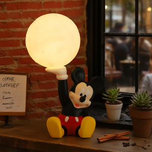 Creative New Resin <strong>Mickey</strong> <strong>Mouse</strong> Night Light for <strong>Bedroom</strong> and Study Room Desktop Decoration - Product Image 4