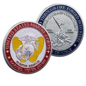 Moneda Conmemorativa 3D de Bombero de Saint Florian, Chapada en Oro Negro de Dos Tonos, Insignia de Bombero, Tema <span class=keywords><strong>Honor</strong></span> y Coraje - Product Image 4