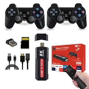 2025 X2 Retro 3D 30000 + Trò Chơi Máy Nghe Nhạc 2.4G Không Dây Điều Khiển Gamepad 4K HD Home Video Trò Chơi Giao Diện Điều Khiển X2 Android TV Trò Chơi Hộp Stick - Product Image 1