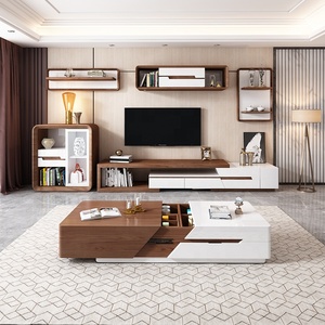 Wholesale Chinese Style Modern <strong>Rectangle</strong> Hidden Storage <strong>Table</strong> Basse Living Room Wood <strong>Coffee</strong> <strong>Table</strong> - Product Image 3