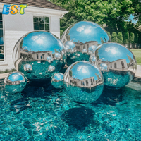 Ballon miroir géant gonflable personnalisé par le fabricant, sphère miroir gonflable en PVC pour fête, ballon miroir gonflable à vendre