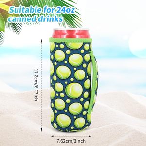 Fundas Reutilizables para Latas Altas con Asa, Funda Aislante de Neopreno para Latas de 22oz - 24oz, para Cerveza, Bebidas - Product Image 2