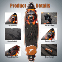 TIDETREK Fabricant Grossiste Planche de Paddle Ultra Large Gonflable pour Sports Nautiques, Planche de Surf Souple, Subboard Tout Usage