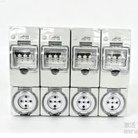 Interruptor Combinado Estándar Australiano 56E12 en Oferta, 56E12 + EATON 4*RCBO 3P+N 32A + 4*56SO532 + 4*56CB4N, Gris