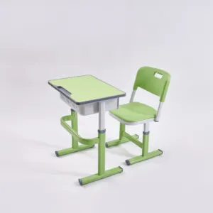 China Wholesale Educational Furniture Middle School Desks And Chairs