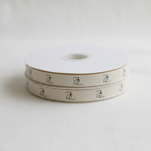 Cinta de Algodón a Rayas Naturales de 2 cm, Jacquard de Doble Cara, Ecológica, con Logotipo Personalizado, para Regalos Corporativos, Venta al Por Mayor - Product Image 3