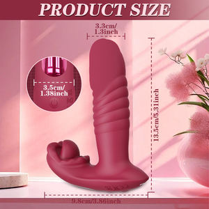 Alwup 2026 Neues APP-gesteuertes Tragbares Sex-Spielzeug für Frauen und Paare Wiederaufladbarer Leiser Vibrator Duale Vibration Fernbedienung - Product Image 2