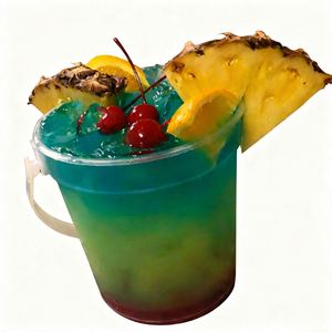 32oz Reusable Plastic <b>Rum</b> Bucket Cup for Modern Cocktail Parties - Digital Printed - Product Image 6