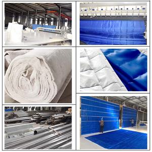 Nuove Porte Avvolgibili Industriali Ignifughe in Tessuto Inorganico <span class=keywords><strong>2026</strong></span>, Personalizzabili per Magazzini, Porte a Saracinesca di Sicurezza con Resistenza al Fuoco di 2 Ore - Product Image 3