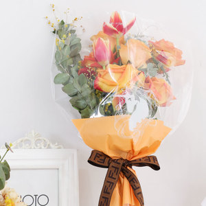 Bolsas de embalaje impermeables con diseño de <span class=keywords><strong>unicornio</strong></span> dibujado a mano al por mayor para envolver ramos de flores - Product Image 4