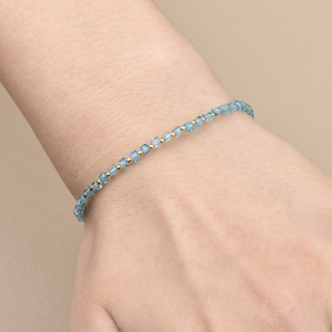 Vente en gros de 2.5mm de cubes à facettes réglables Bracelet en <span class=keywords><strong>pierre</strong></span> et perles de rocaille Bijoux en <span class=keywords><strong>pierre</strong></span> naturelle Bracelet en perles de rocaille <span class=keywords><strong>Miyuki</strong></span> - Product Image 4