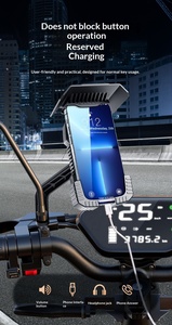 Support de téléphone universel antichoc en plastique de haute qualité pour guidon et rétroviseur, pour motos, vélos et véhicules électriques - Product Image 4
