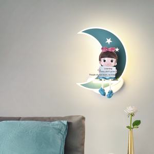 โคมไฟ LED ติดผนังรูปการ์ตูนสำหรับห้องเด็กและสถานรับเลี้ยงเด็กเฟอร์นิเจอร์ประดับผนังด้วยเฉดสีหิน - Product Image 4