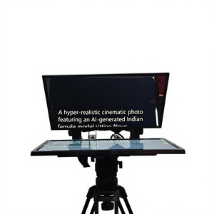 Teleprompter GTS de 18 Pulgadas de Aluminio para Grabación en Estudio, Transmisión en Vivo, Clases en Línea, Noticias de YouTube, Lectura, Presentaciones Corporativas - Product Image 1