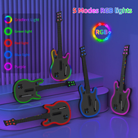 Contrôleur de guitare sans fil multiplateforme pour PS4/PS3/PC, accessoires de jeu, lumières RGB, parfait pour une expérience de jeu en famille