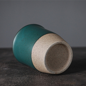 Japanese Retro Ceramic Tea Cup Kiln-Single Coarse Clay Cup for Kung Fu Tea Personalized Retro Bowl Retro Ceramic Single Cup - Product Image 4